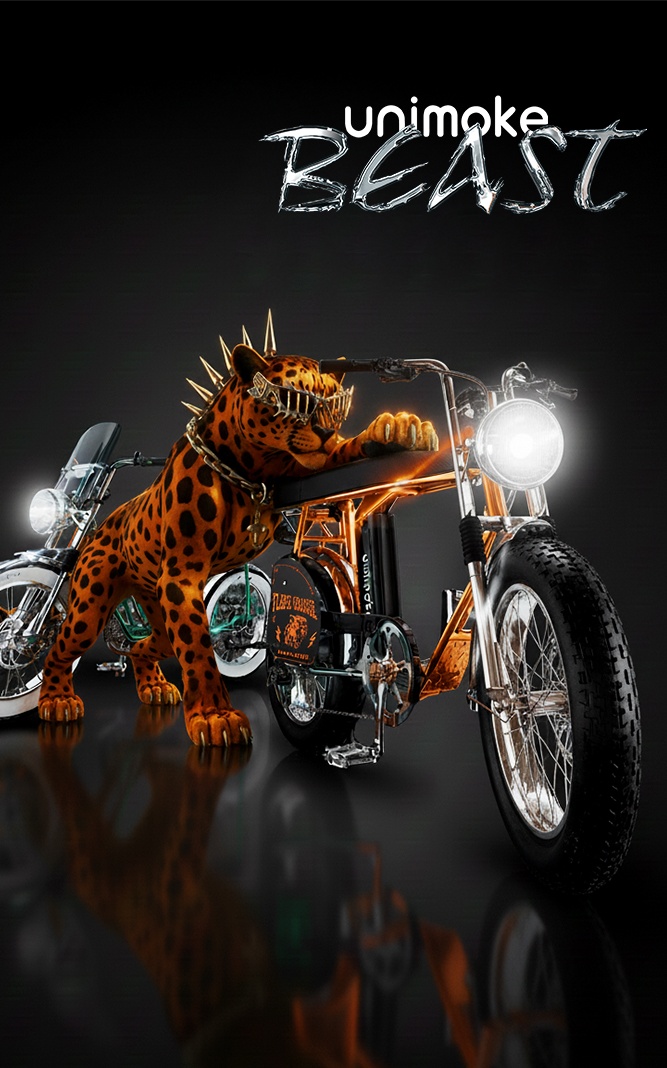 Urban Drivestyle 清漆獸新色登場！城市金屬猛獸電輔車：Unimoke BEAST 準備上街