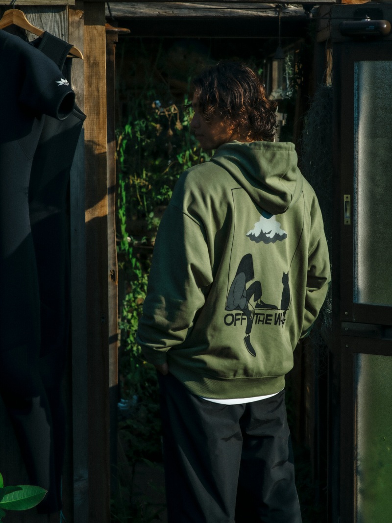 Vans x Yusuke Hanai 連帽大學T $2980 / 長袖T恤 $1680