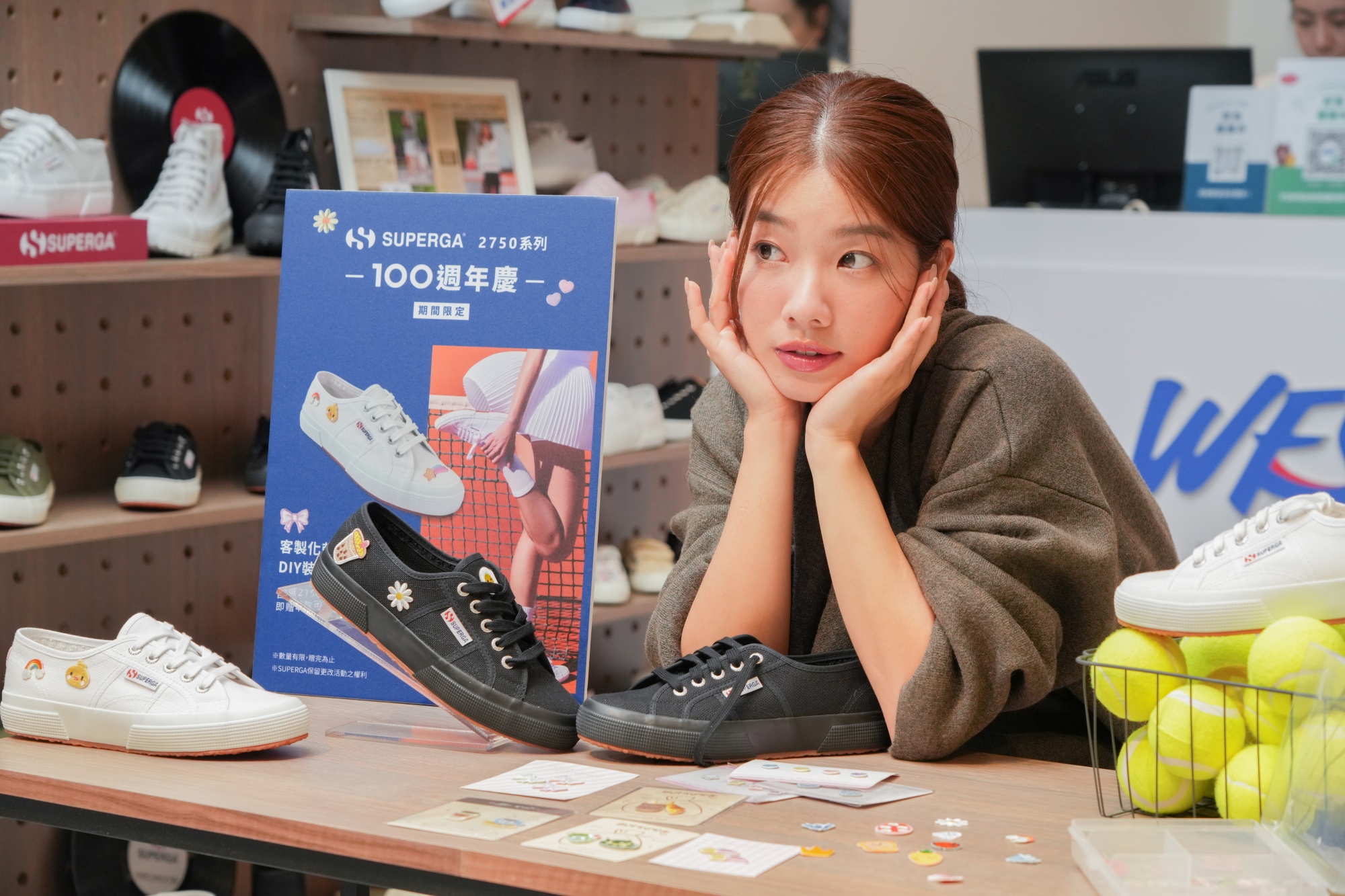 義大利國民鞋SUPERGA 2750 100週年慶 客製化刺繡貼 DIY裝飾你的帆布鞋