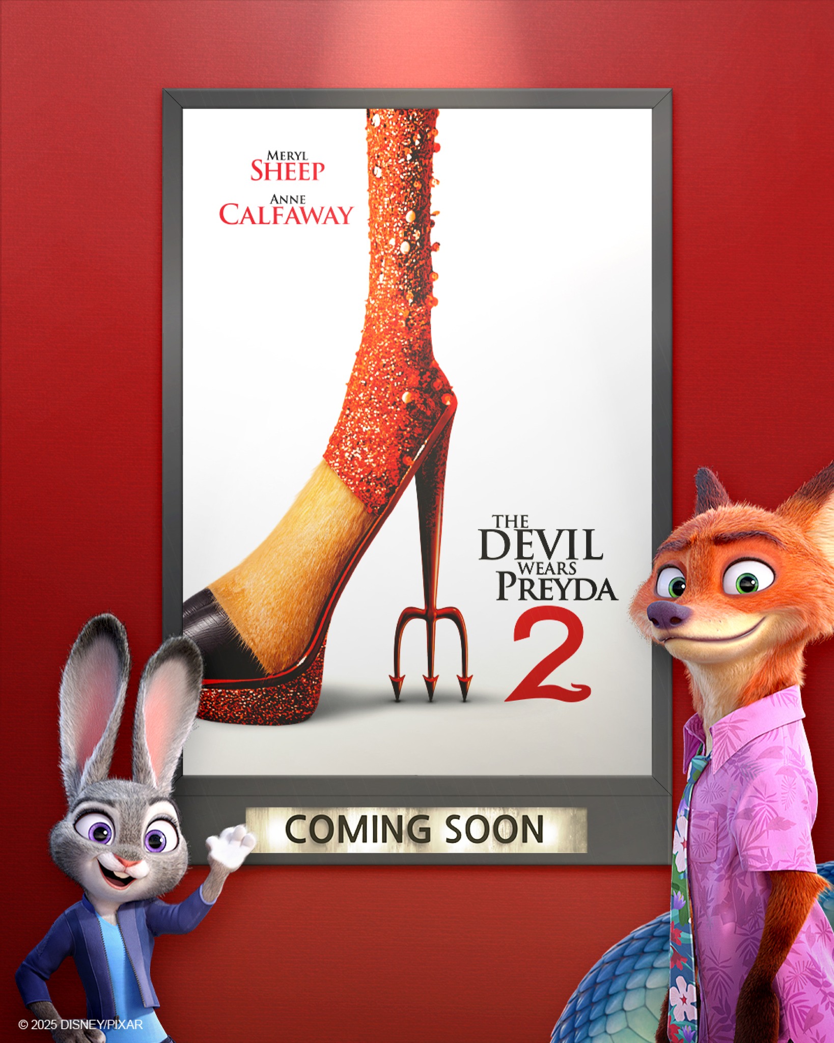 《動物方城市2》角色海報終於公開！萌萌跨界惡搞圖同步釋出，阿凡達、超人特攻隊都被改成動物啦！