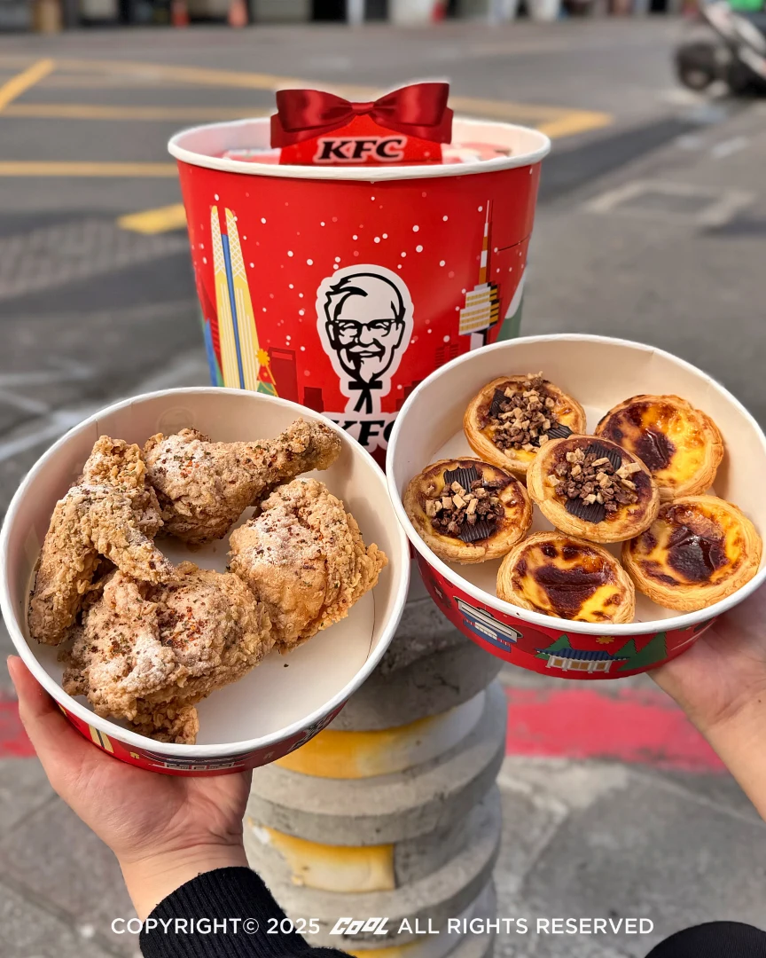 肯德基「聖誕巨大桶」限量 10,000 組，12/2開賣！
