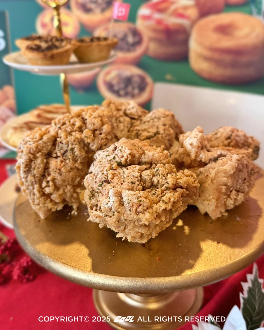 首次登台「雪花乳酪脆雞」在舌尖落下一場「初雪」