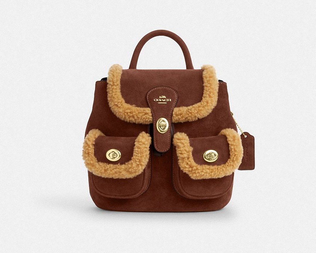Coach Hadley羊羔毛後背包，原價$16,800，特價$7,500.jpg