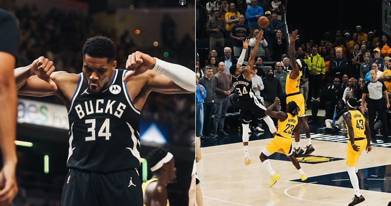 密爾瓦基公鹿當家球星「字母哥」Giannis Antetokounmpo 在印第安那州的Gainbridge Fieldhouse上演驚天一擊——他在終場哨響前命中壓哨中距離跳投,幫助公鹿以 117:115 氣走地主印第安那溜馬,讓全場觀眾瞬間鴉雀無聲。