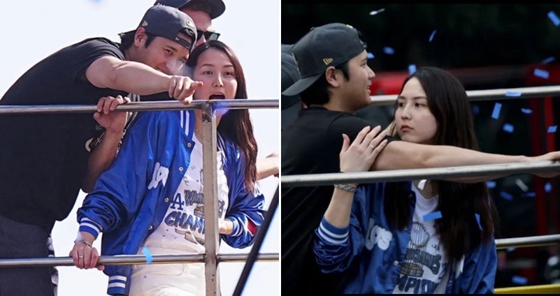 洛杉磯道奇奪下世界大賽二連霸後，舉辦了盛大的冠軍遊行，然而現場最吸睛的畫面之一，卻不是香檳或勝利旗幟，而是大谷翔平與妻子真美子之間的甜蜜互動。MLB官方5日公開了影片真相，讓球迷直呼：「太可愛了！」、「真美子的反應是無價的！」