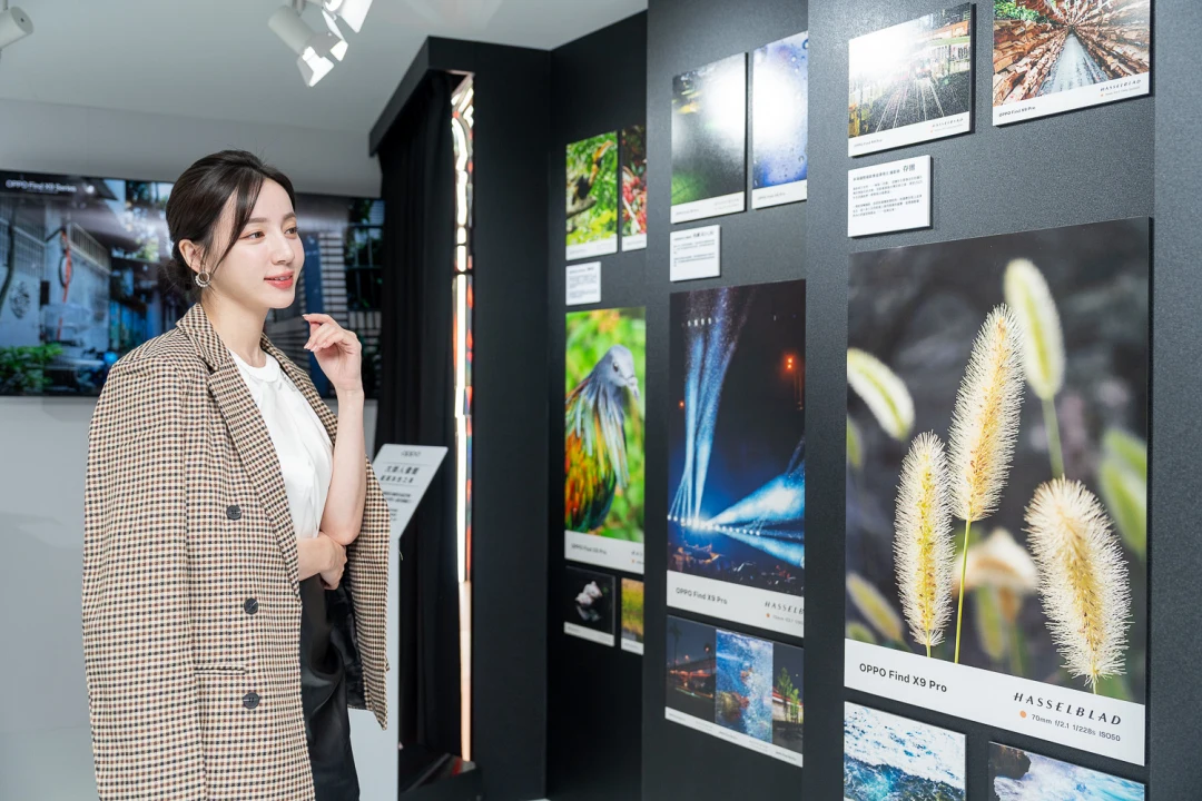 集結陳承光、柏麟 BO-LIN、存摺、Mr. Triangle 四位頂尖攝影師，以 Find X9 Pro 拍出的作品橫跨城市、人文到自然。