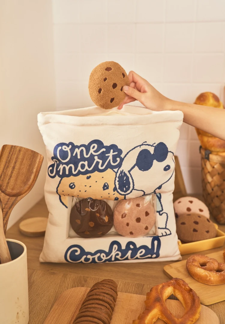史努比餅乾袋造型抱枕