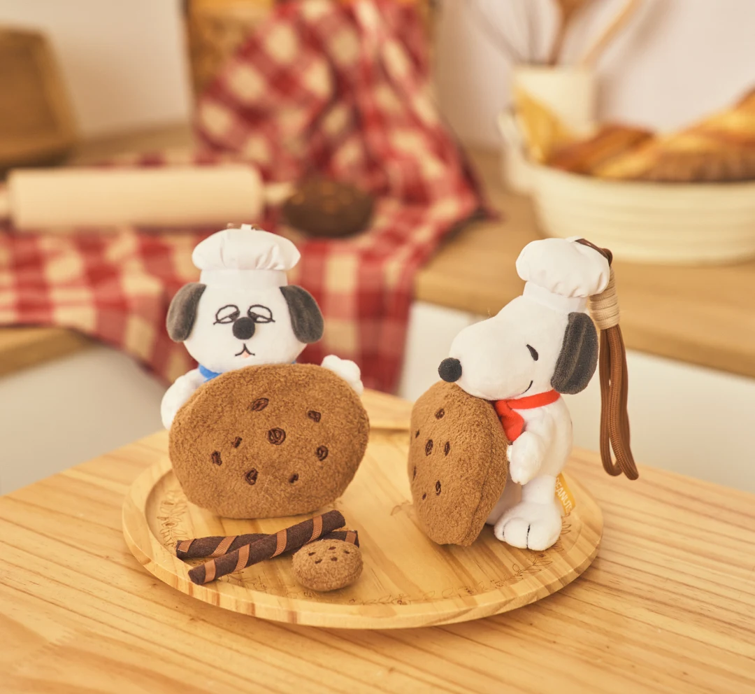 廚師裝玩偶掛飾（附餅乾購物袋）