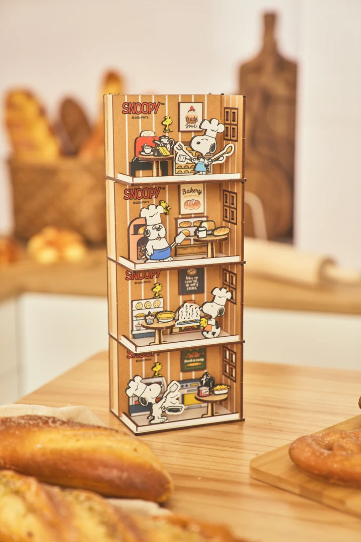 DIY 咖啡店場景年曆 兩用收納/筆筒