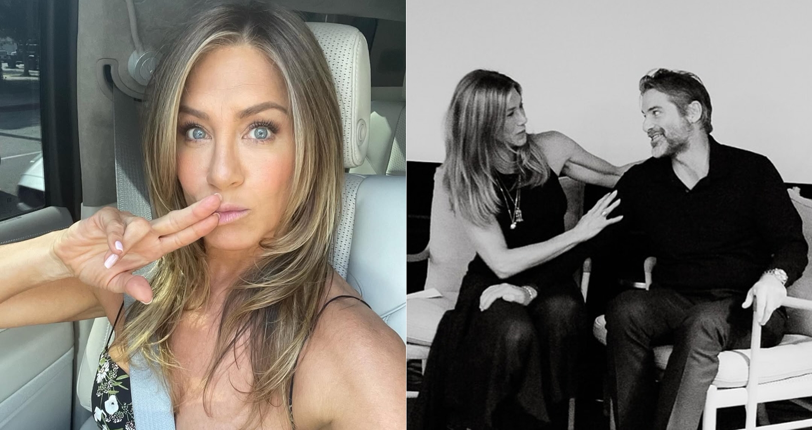 珍妮佛安妮斯頓在社群上幫吉姆柯蒂斯慶生。(圖:IG)