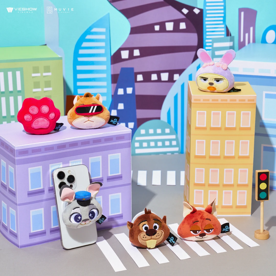 《動物方城市2》角色造型手機支架，威秀影城限定販售，共6款造型