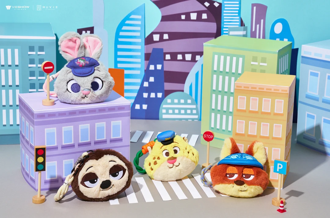 《動物方城市2》角色造型零錢包（4款隨機）只在威秀影城買得到