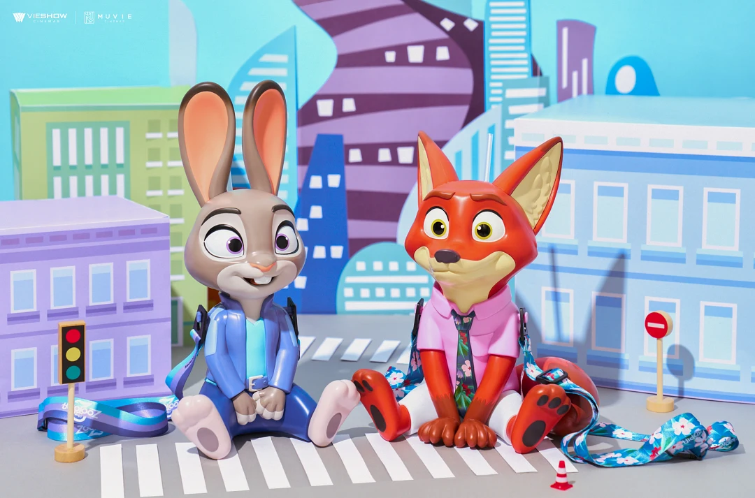 《動物方城市2》造型飲料杯共有朱蒂與尼克兩款