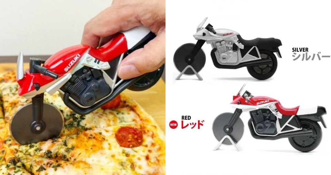 SUZUKI「KATANA 披薩刀」再進化！重機迷必收的紅色限量款，帥到不切披薩也行