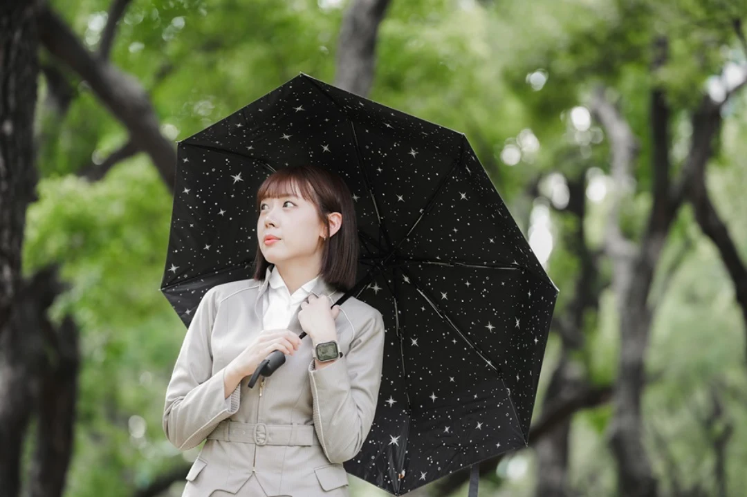 STARLUX自動摺疊傘｜免費兌換：180點、集點加價：4點 + 329元。