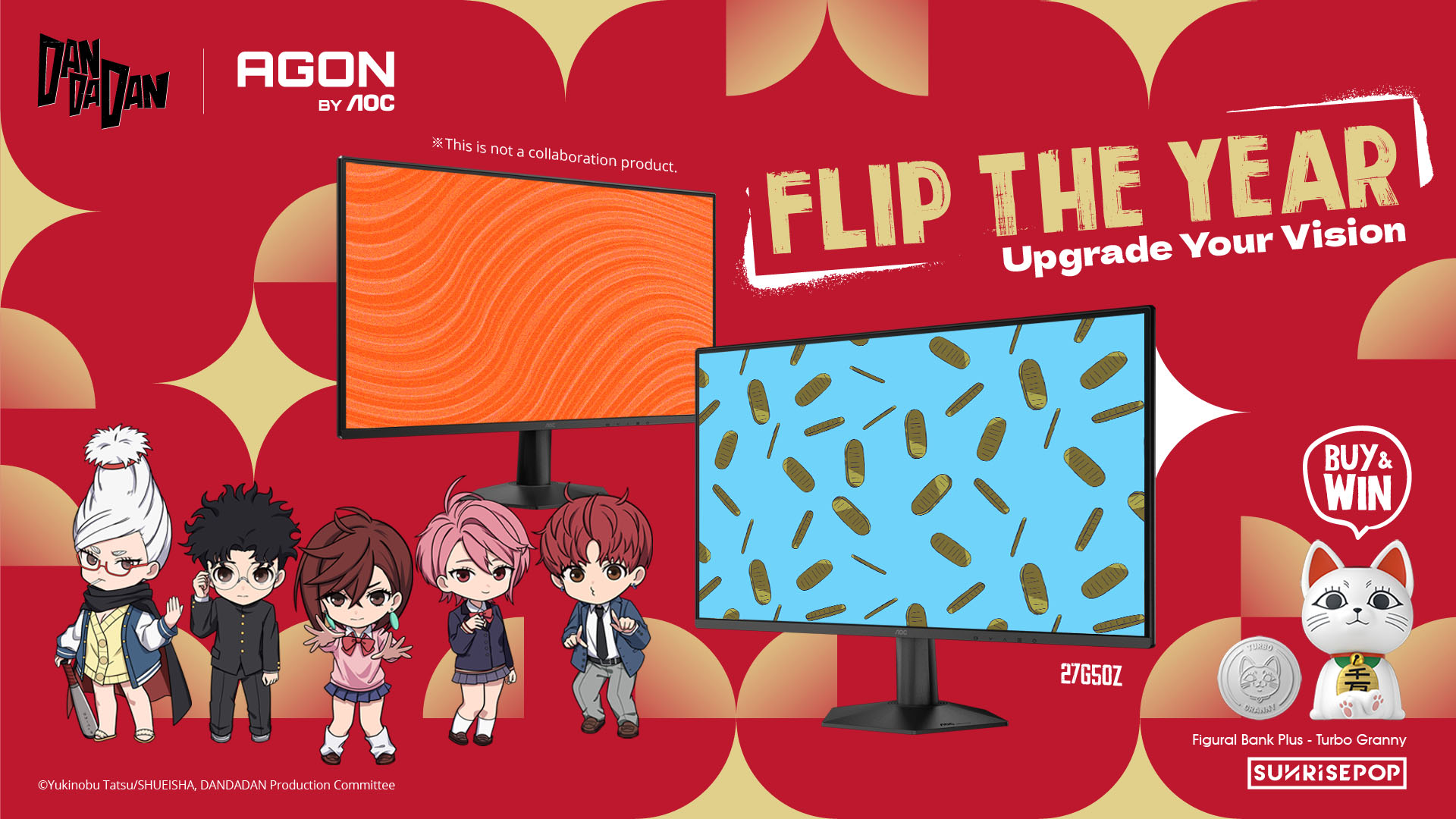 AGON BY AOC x DANDADAN