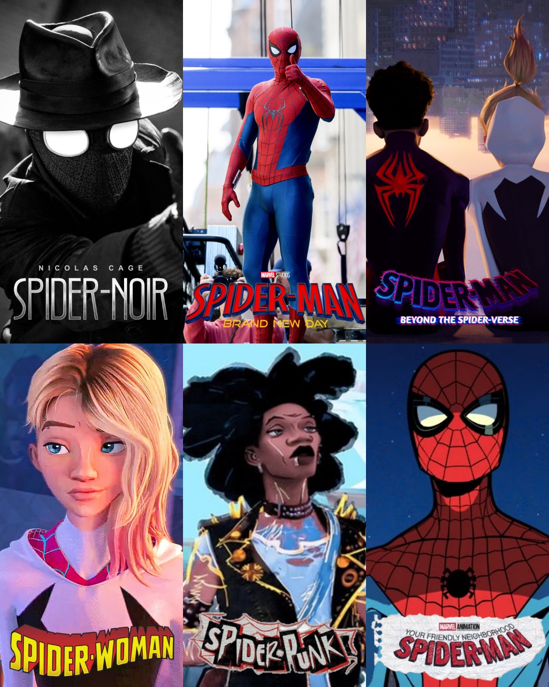 所有正在運行中的蜘蛛人電影項目