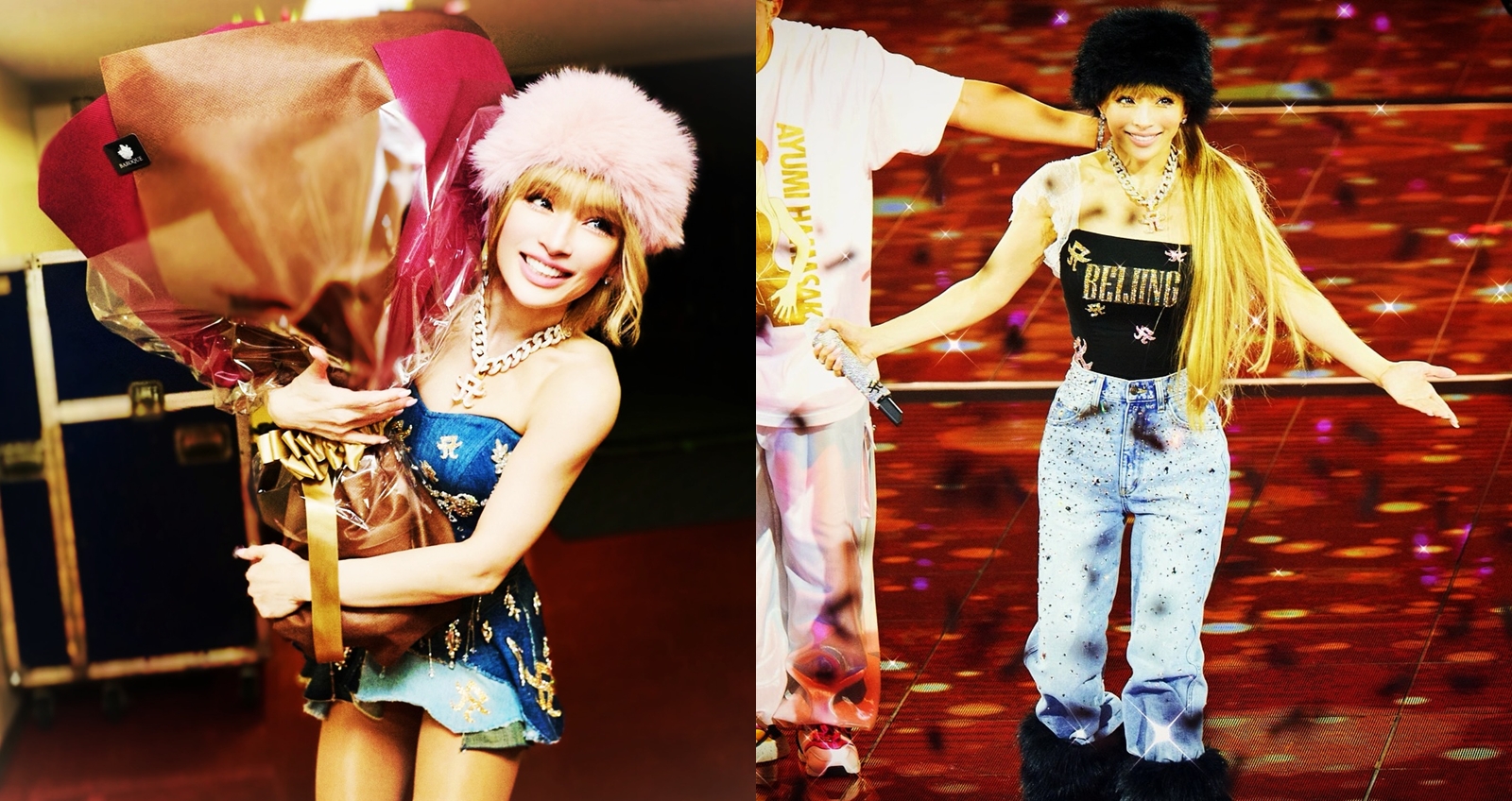 濱崎步公開演唱會的照片。（圖：臉書）