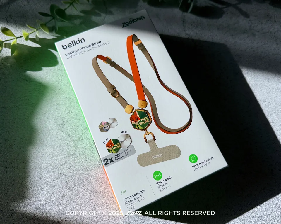 Belkin《動物方城市》聯名手機掛繩