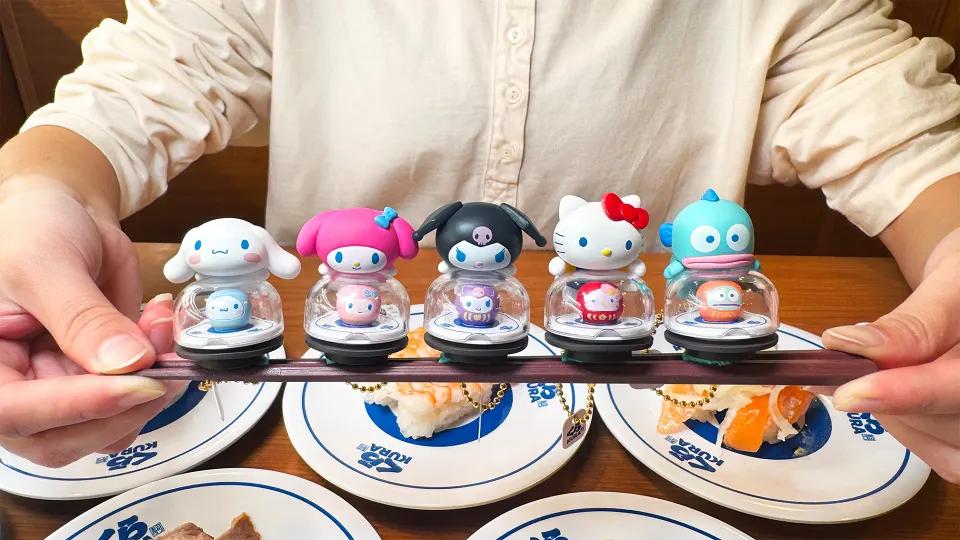 藏壽司 x 三麗鷗家族扭蛋 鮮度君吊飾