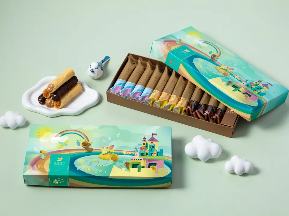 〈青鳥旅行〉彩映幸福.公益蛋捲禮盒 2026馬年春節禮盒推薦