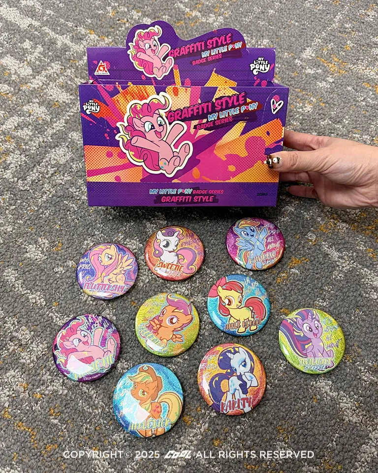 彩虹小馬塗鴉風格徽章,99元