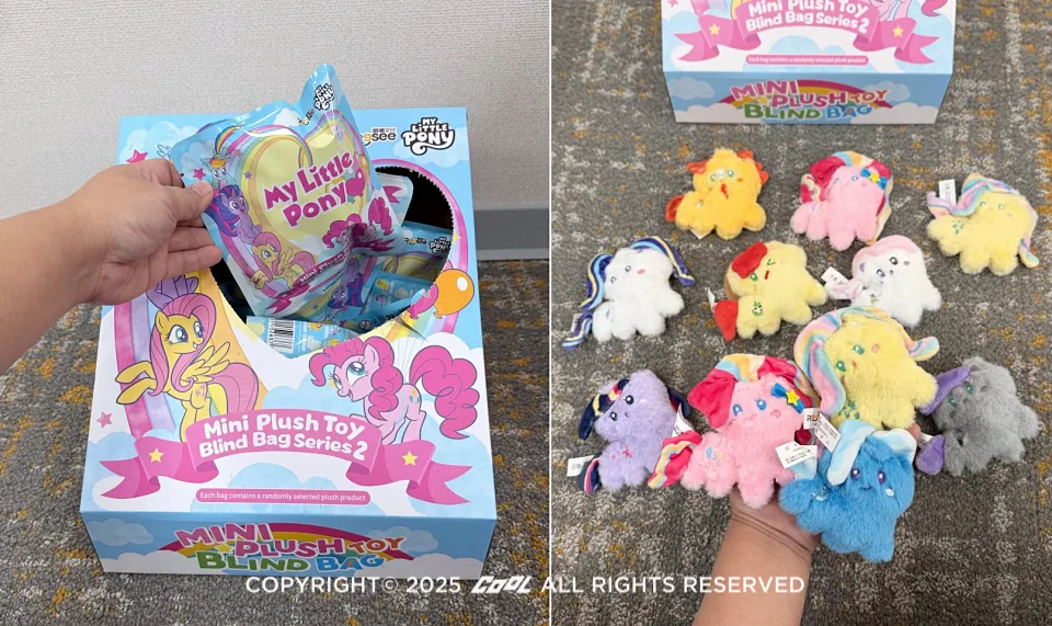 彩虹小馬可愛小馬絨毛玩偶(第二彈),129元