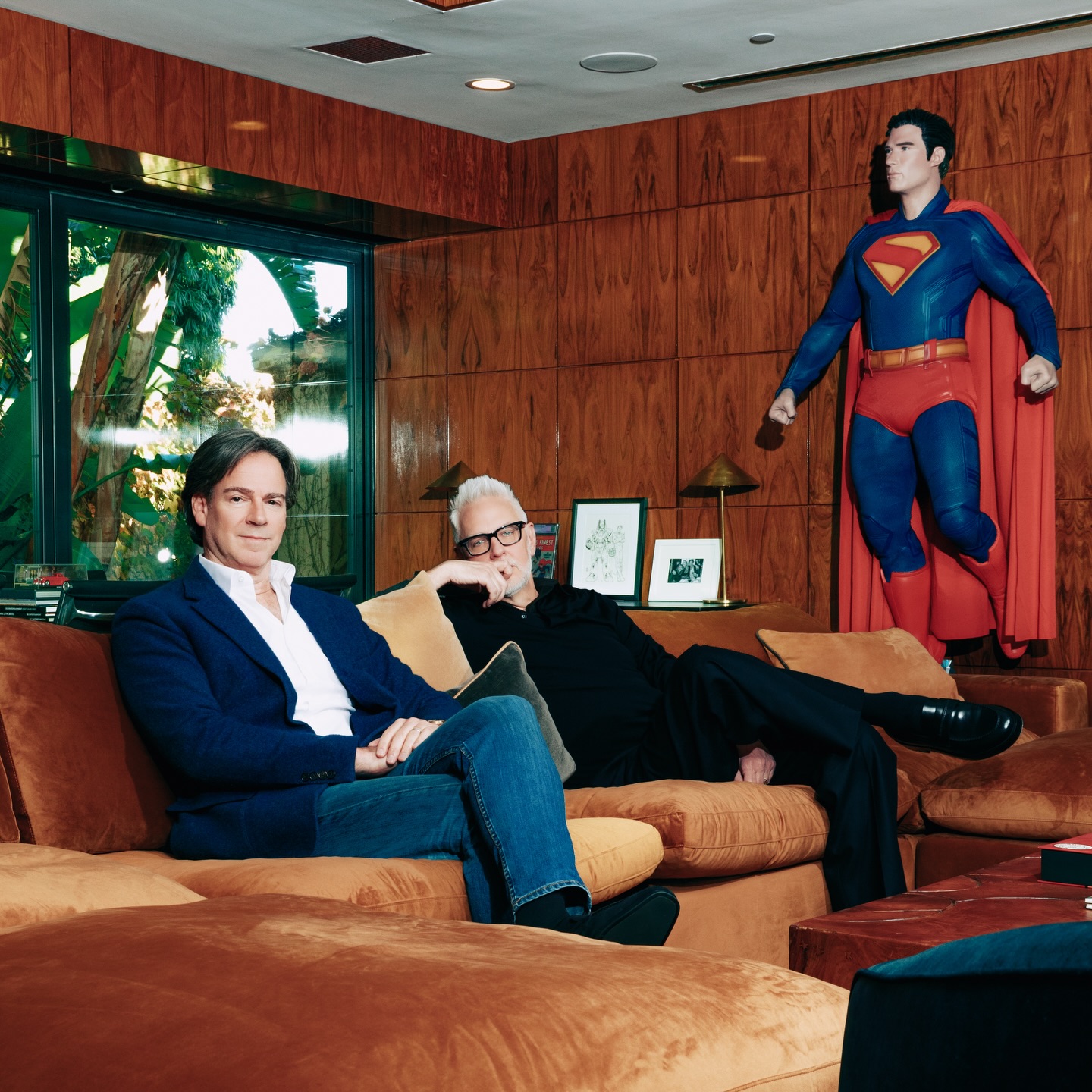 DC Studios 共同執行長 James Gunn 與 Peter Safran。