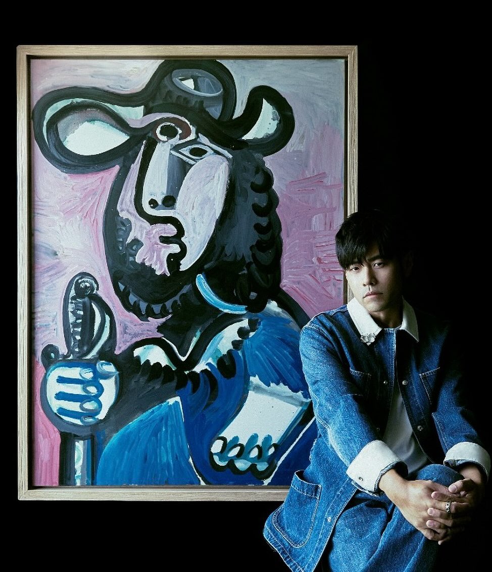 周杰倫收藏的畢卡索名畫《持劍的火槍手》(Musketeer with Sword)