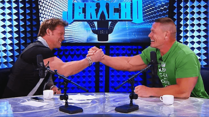 傳奇選手「Y2J」Chris Jericho 也對 Cena 感到敬佩