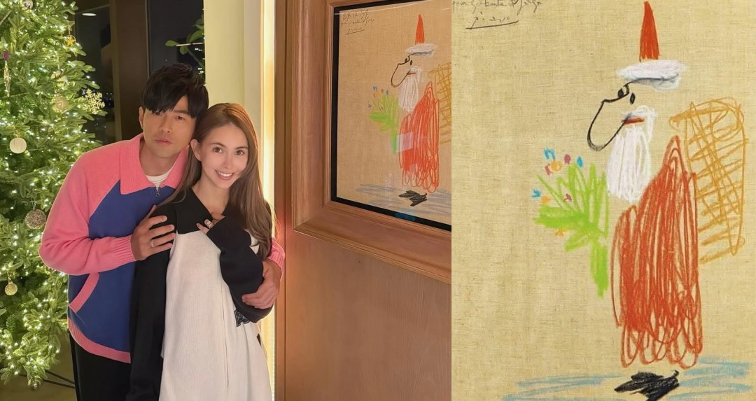 周杰倫的聖誕祝福就是不一樣!百萬畢卡索名畫應景同框 網讚:大藝術家