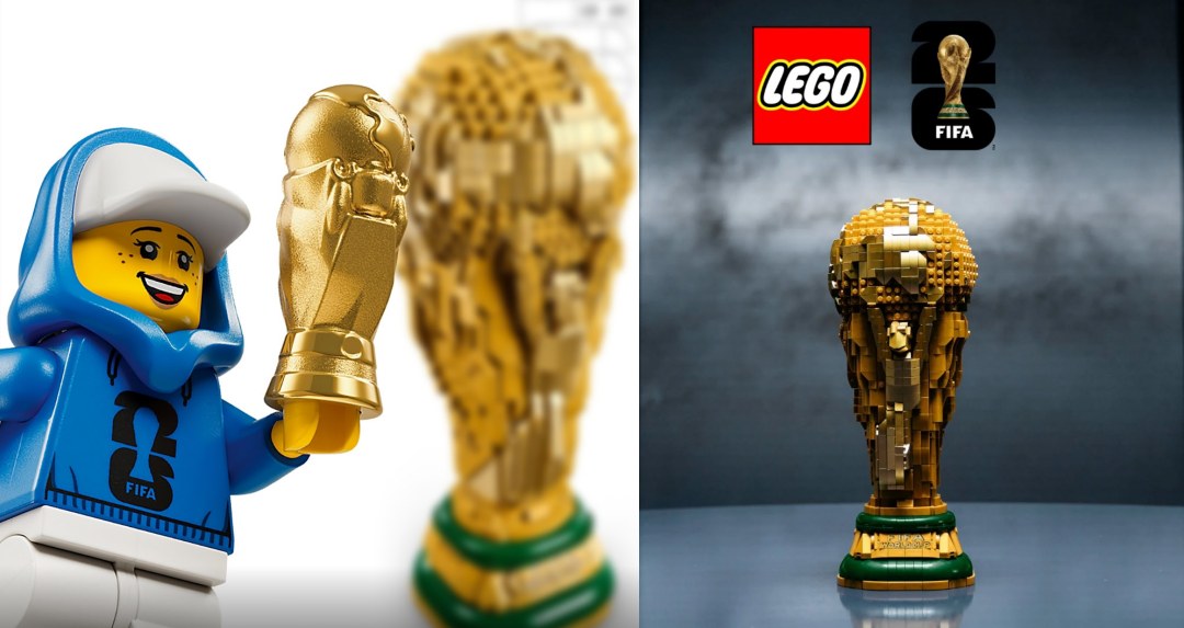 LEGO 聯手 FIFA 打造「世足金盃」1:1 神還原，體育迷必收的夢幻逸品！