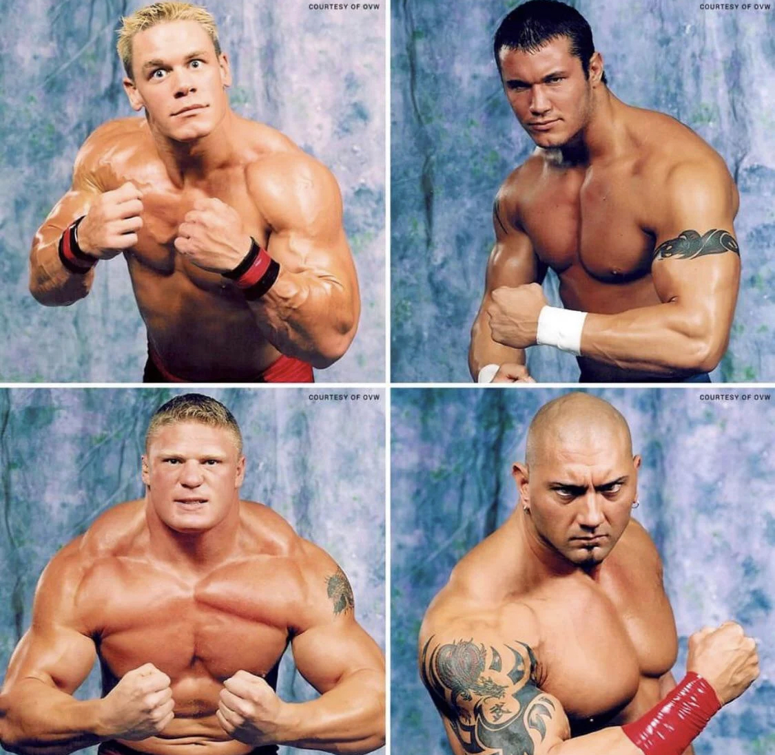 John Cena、Brock Lesnar、Randy Orton 及 Bautista 被並稱「OVW 四騎士」。