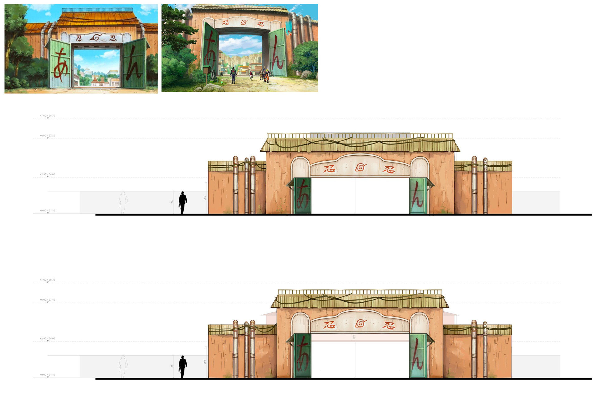 NARUTO－木葉樂園亮點 木葉之門