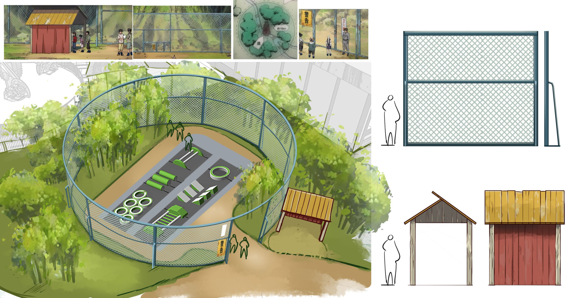 NARUTO－木葉樂園亮點 中忍試驗會場