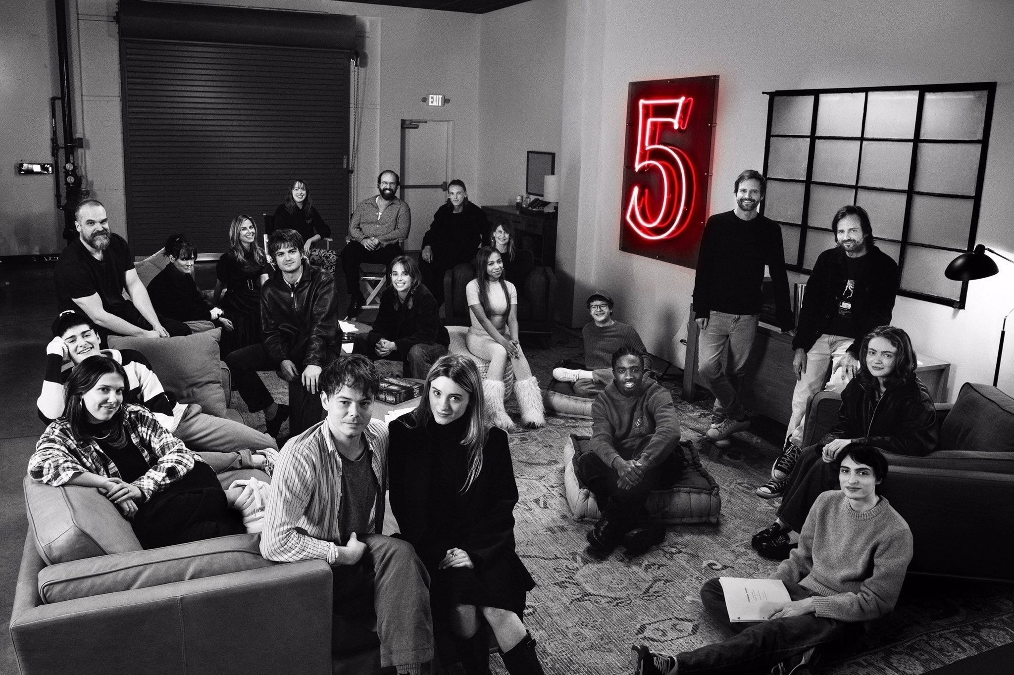 《怪奇物語》第五季卡司群。