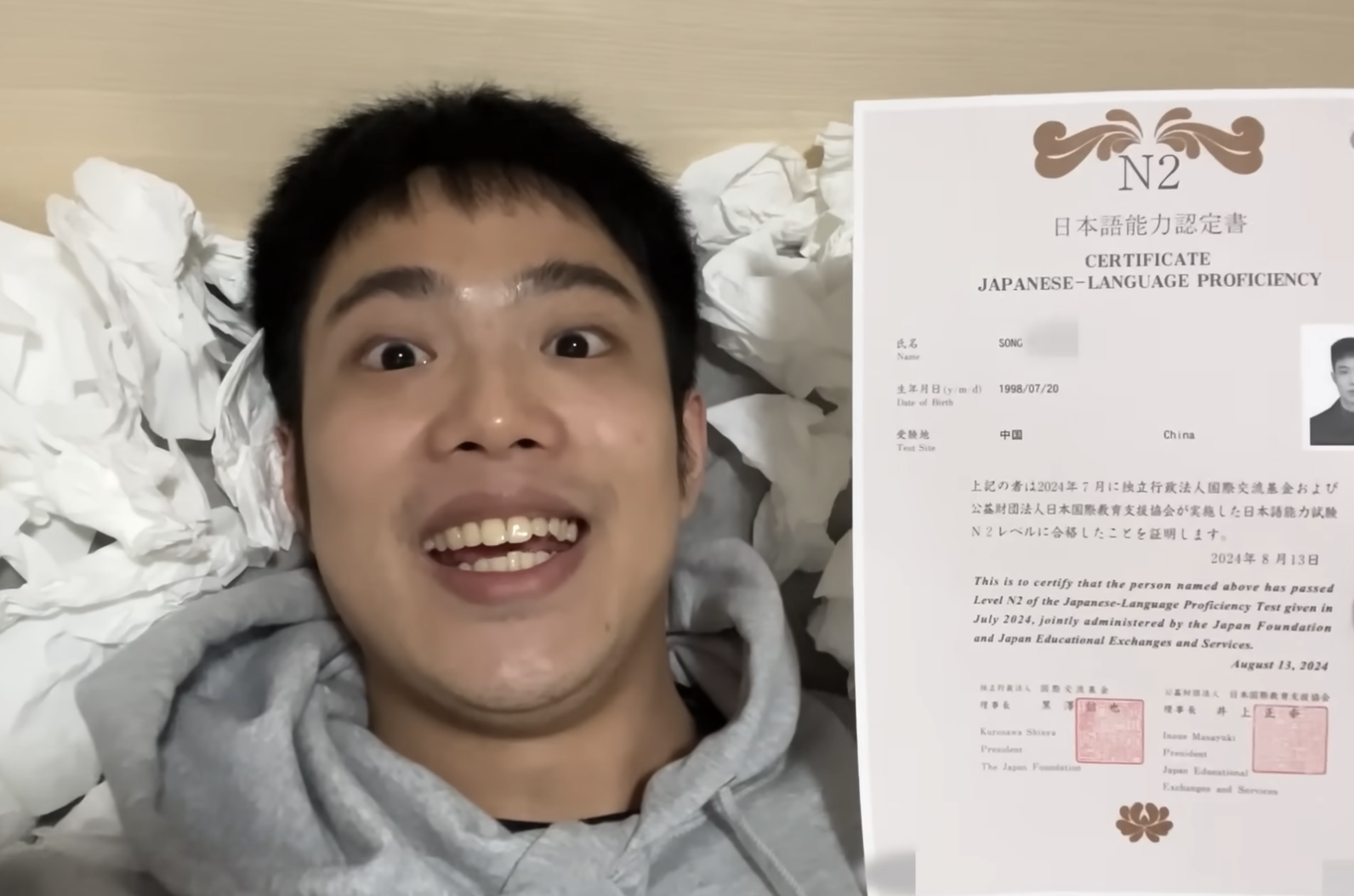 網紅 YouTuber 自學日文靠 4000 多部 A 片通過 N2 檢定：感謝這四位女優！