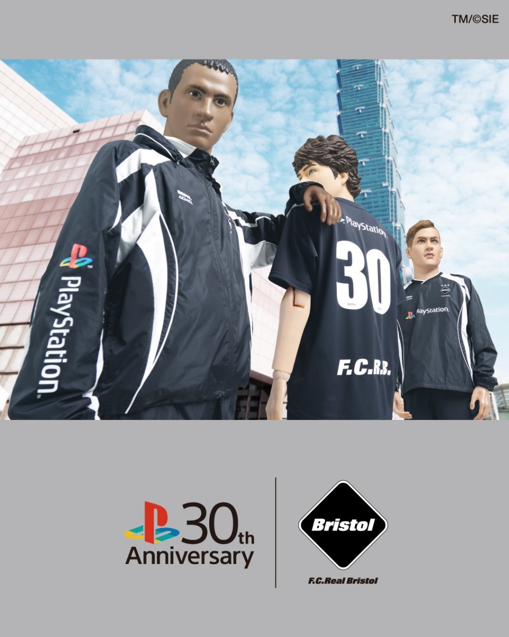 F.C.Real Bristol X PlayStation 30th 週年台北限定系列開賣，快閃店同步登場！