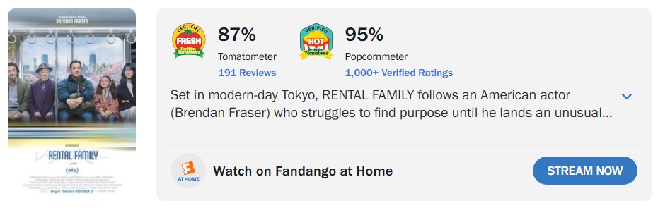 《日租家庭》爛番茄指數出爐