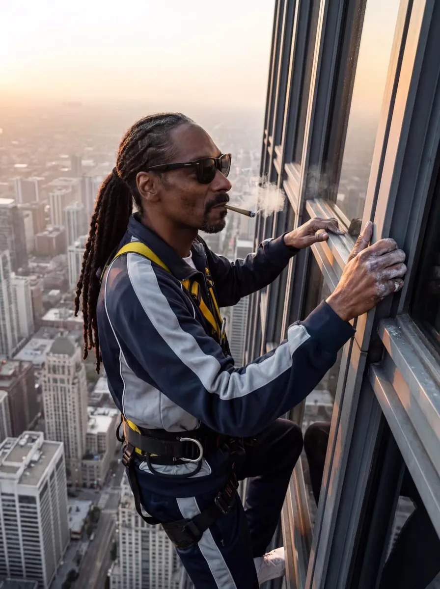 跟風Alex Honnold ！AI版Snoop Dogg爬台北101