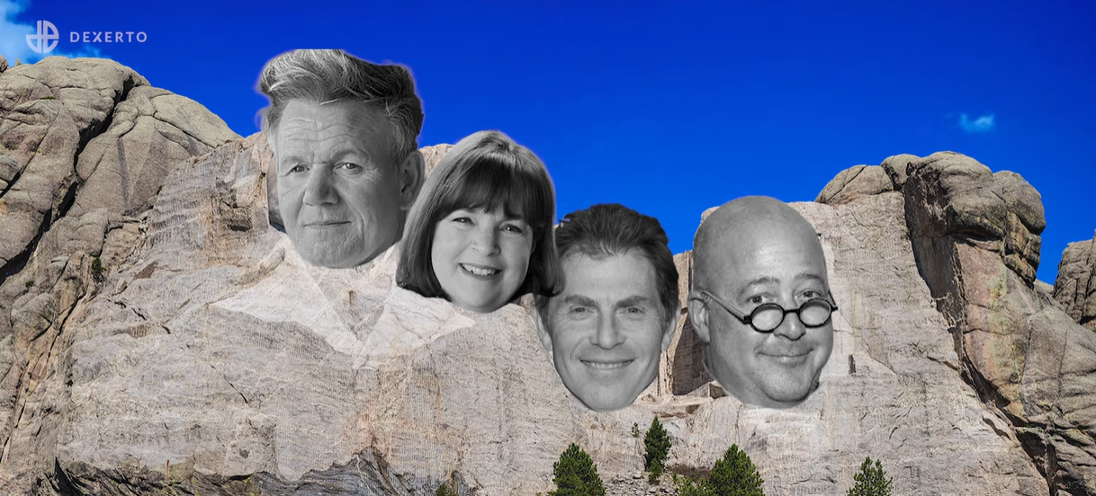 Jack 心目中電視廚師圈中的「拉什莫爾山」