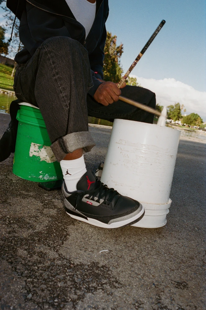 Levi's x Air Jordan 3「Black」配色