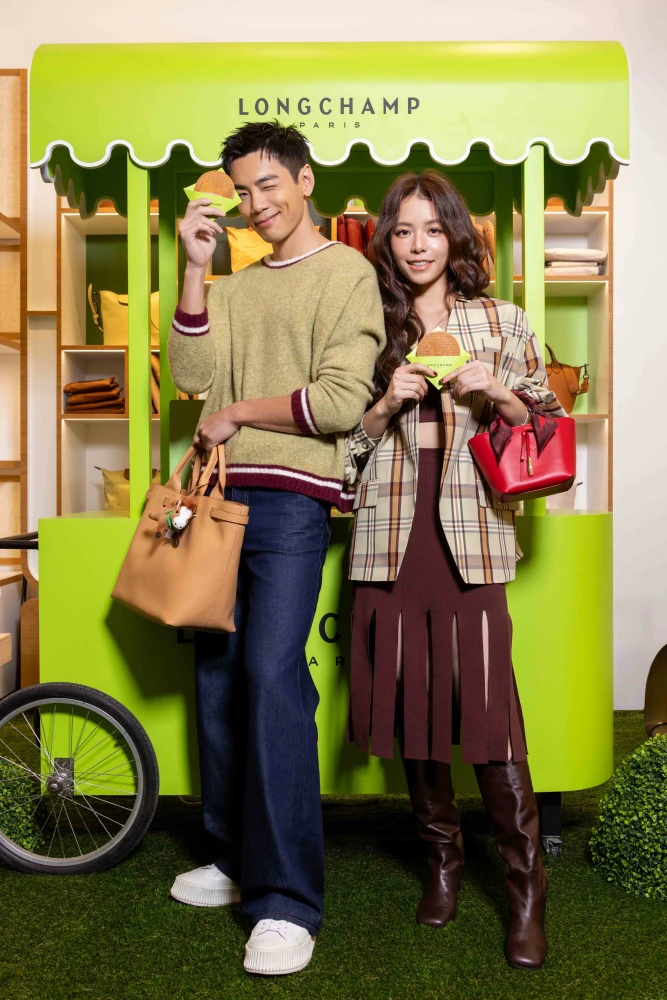 LONGCHAMP 於 101 打造「搖搖馬樂園」正式揭幕，宋芸樺與禾浩辰聯袂現身！