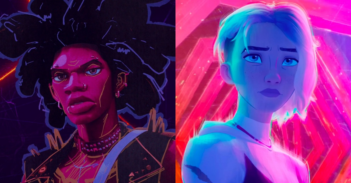 龐克蜘蛛人（左）、關·史黛西／女蜘蛛人（右）。