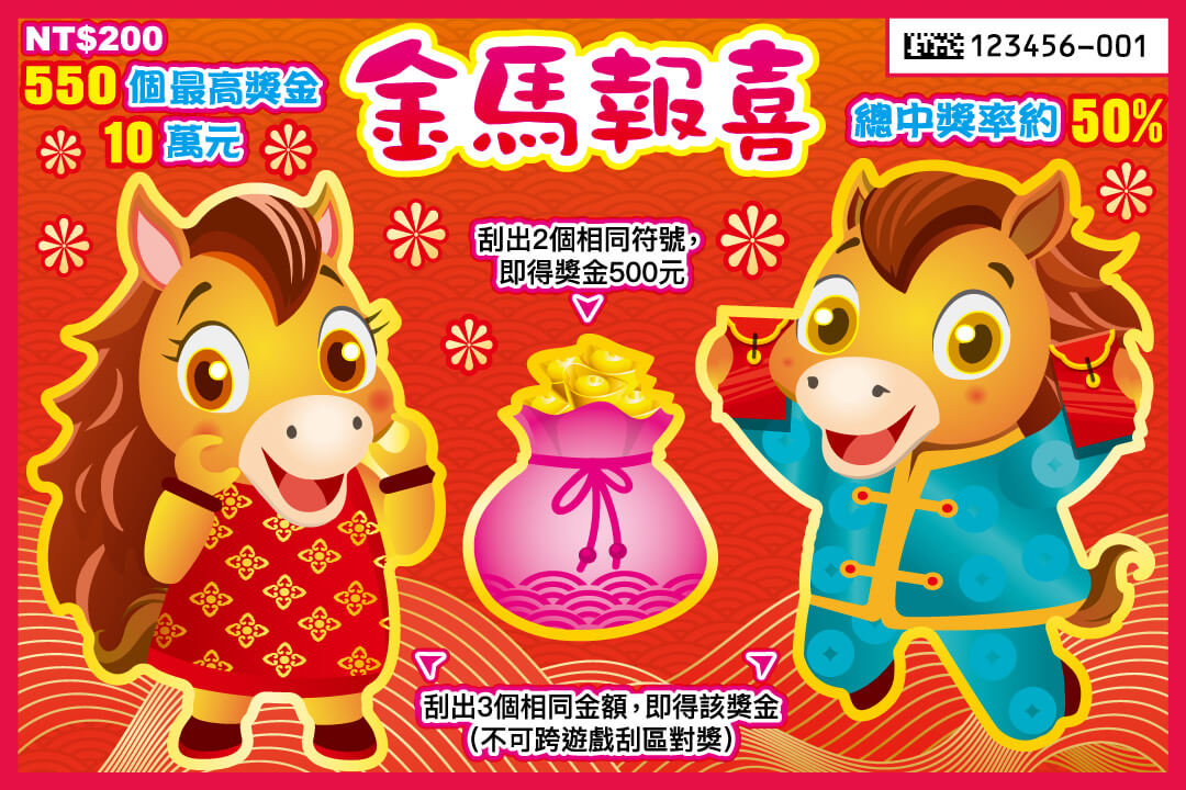 2026 馬年刮刮樂-金馬報喜