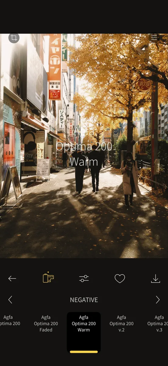 RNI Films 是一款後製調色軟體