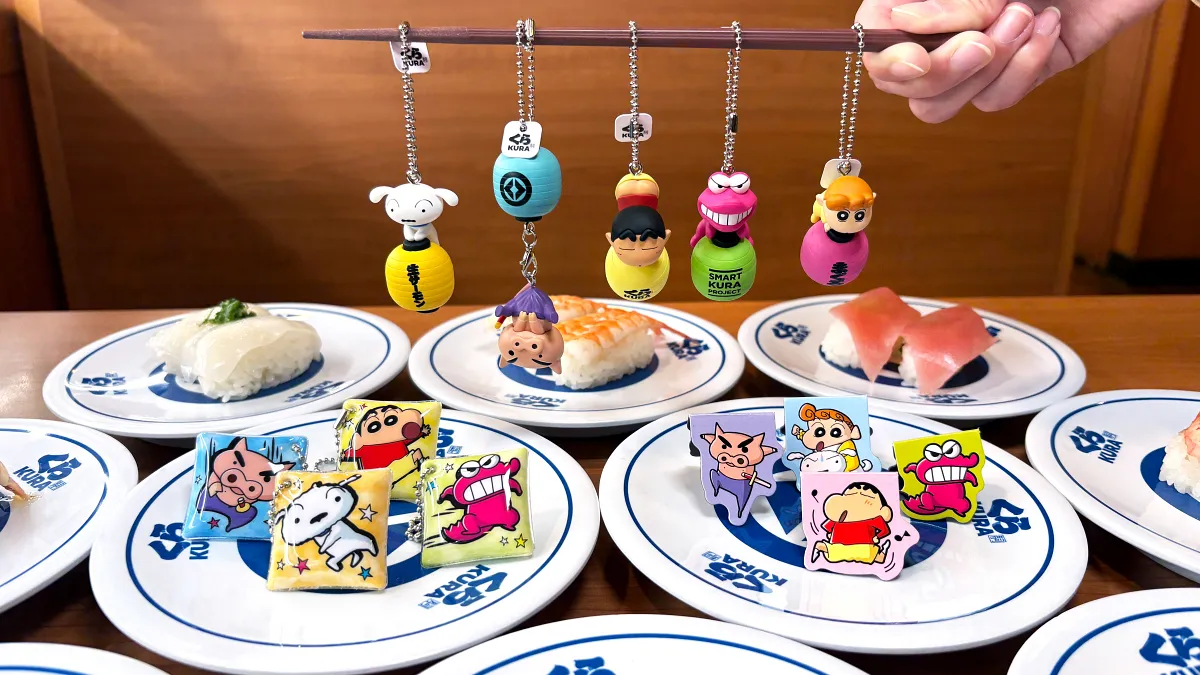 藏壽司聯名蠟筆小新13款扭蛋登場