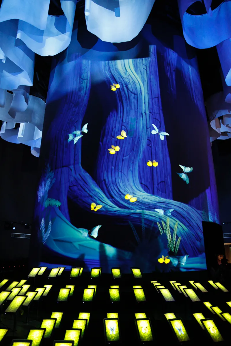 「TECH WORLD」臺灣館三大劇場「生命」、「自然」、「未來」將於台灣燈會重現。