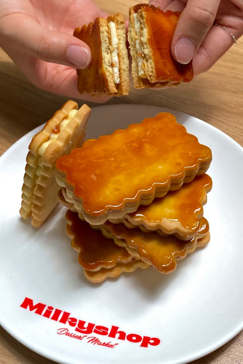 MilkyShop 焦糖奶油夾心餅