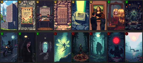 以都市傳說為主題的卡牌遊戲。